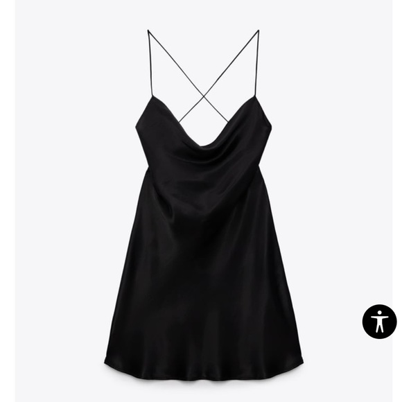 Zara Dresses & Skirts - ZARA SATIN MINI DRESS